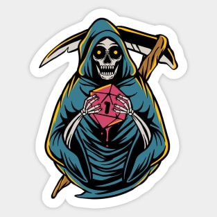 Pen and paper happy death Sticker